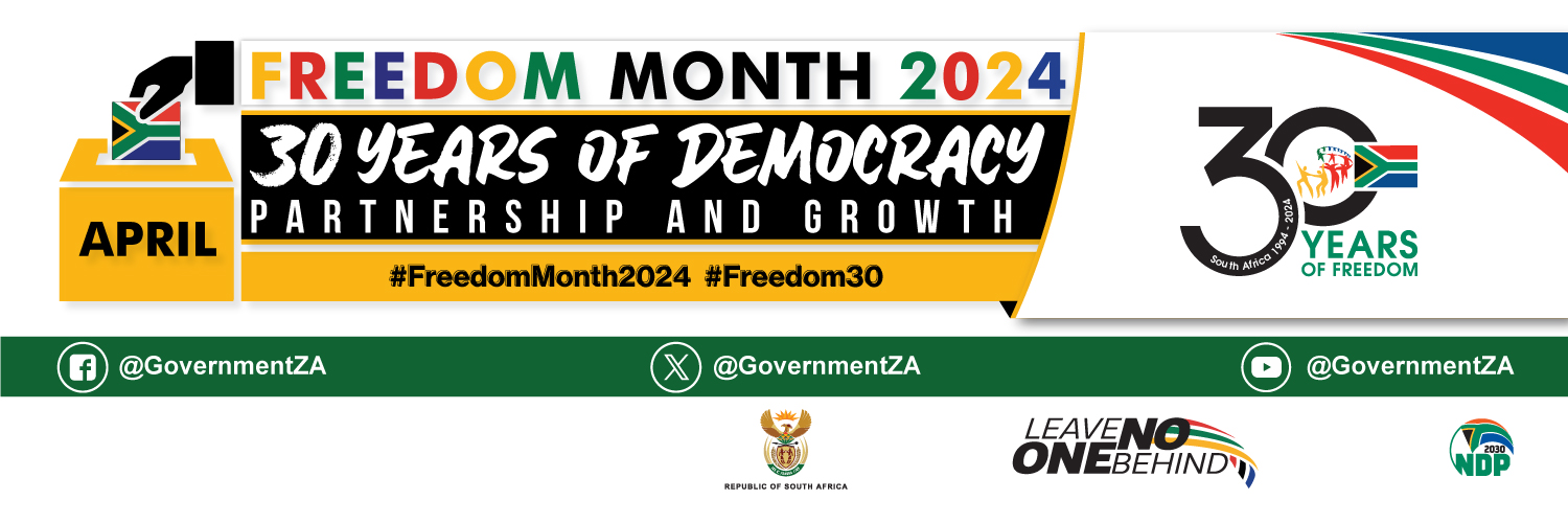 2024 Freedom Month - 30 Years of Democracy, Partnership and Growth