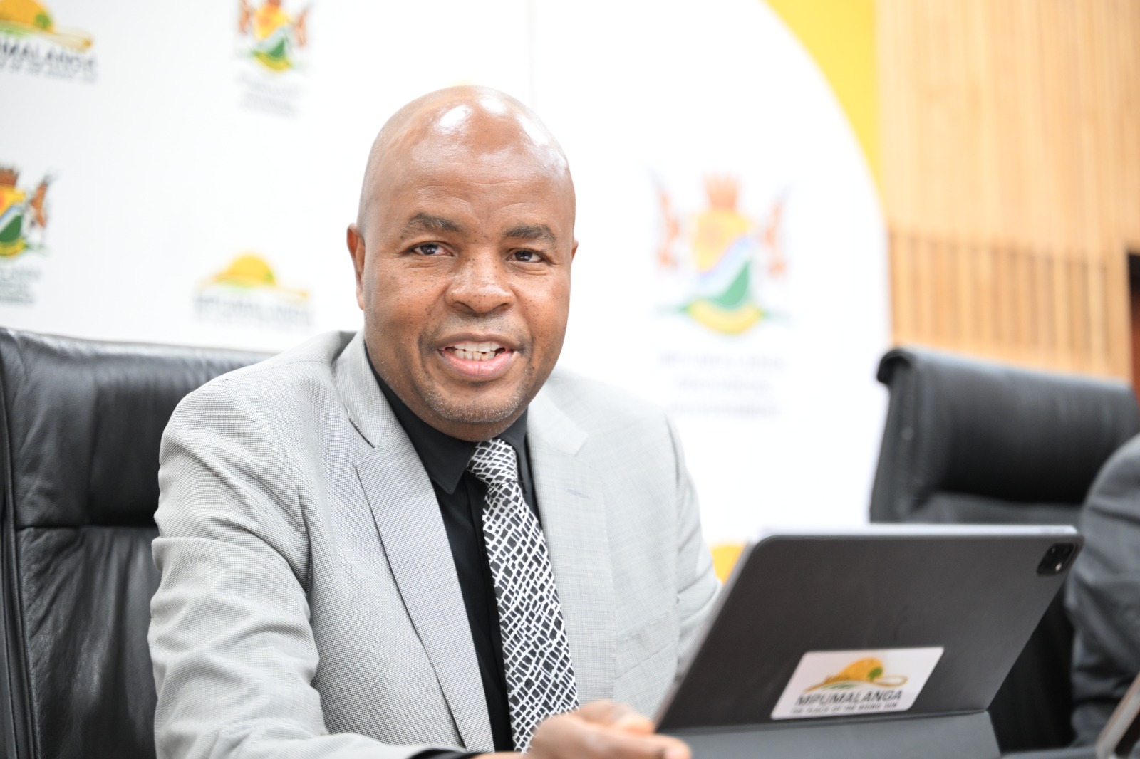Premier Mandla ndlovu at the Mpumalanga Human Resource Development Council (MHRDC) meeting