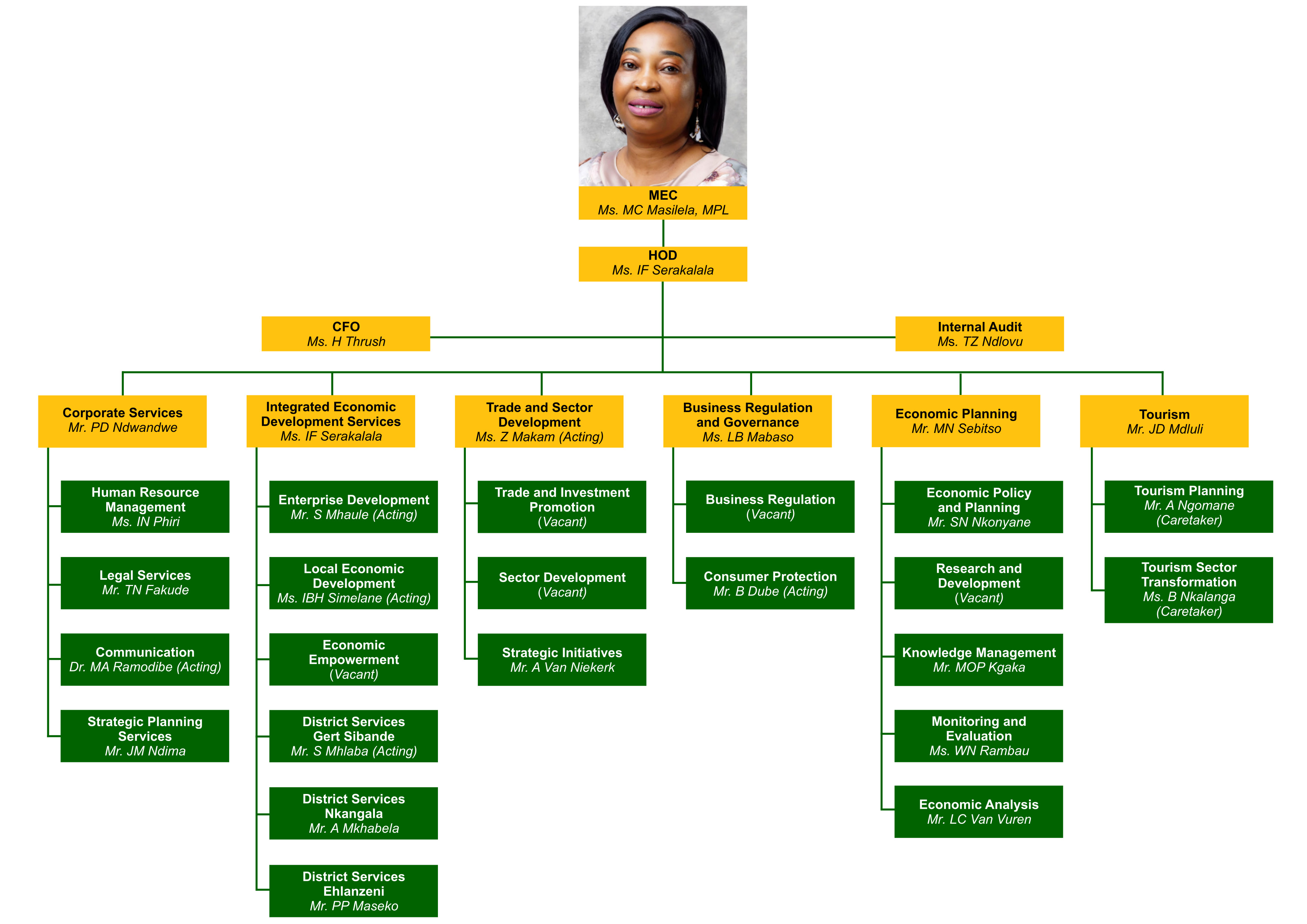 Organizational Structure 2024/2025 DEDT