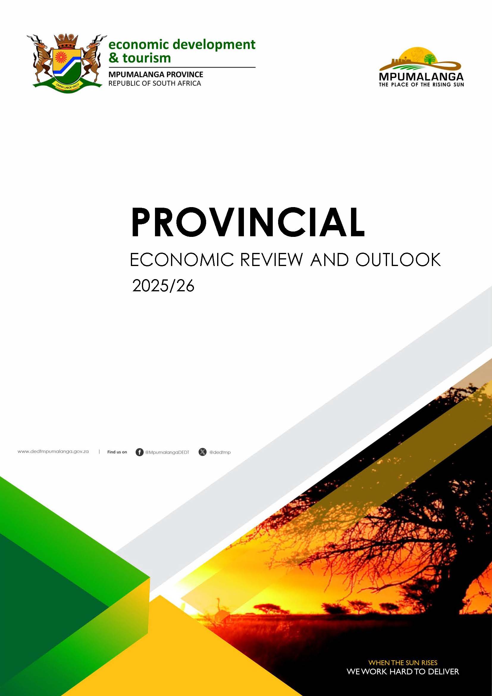 Provincial Economic Review and Outlook for 2025/2026