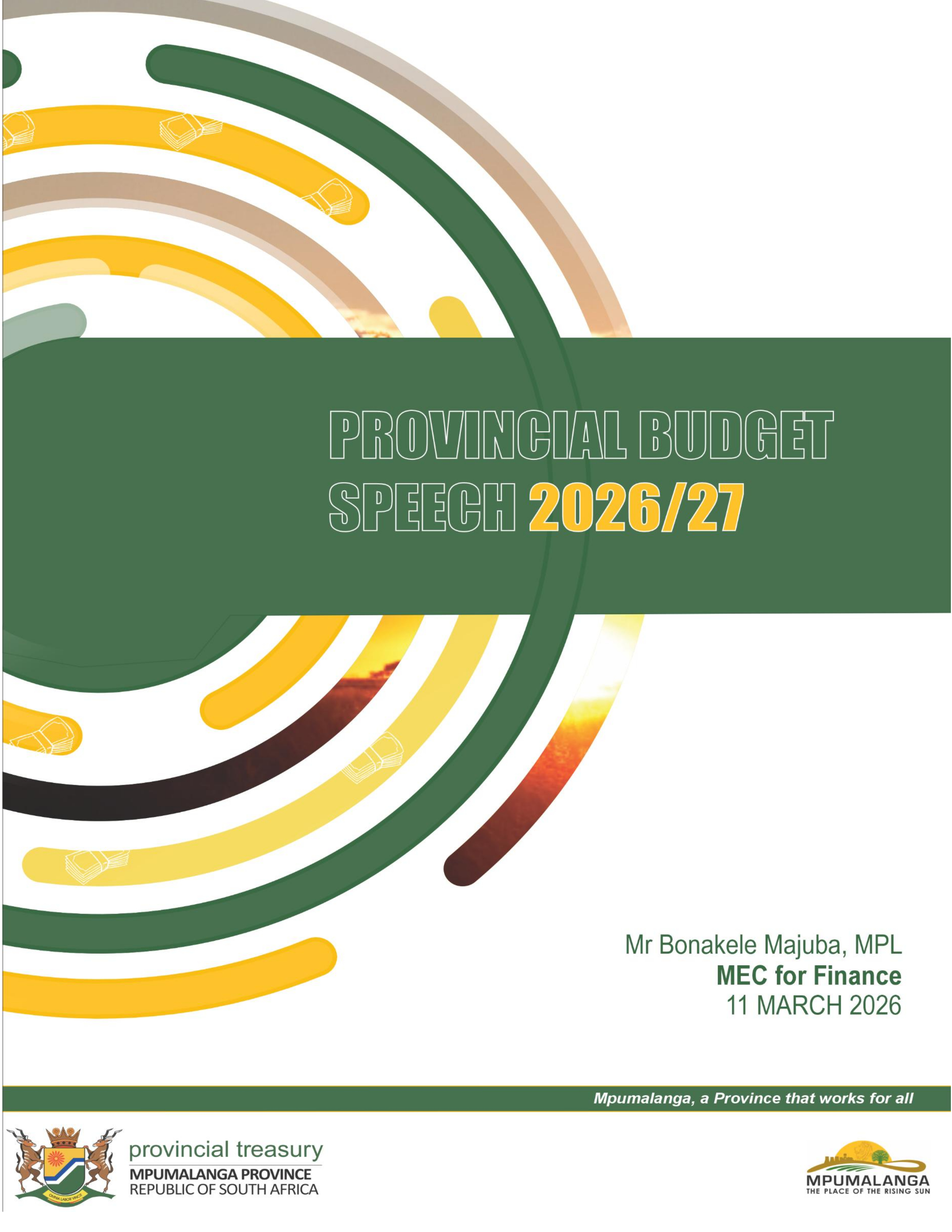 2026/2027 Provincial Budget Speech