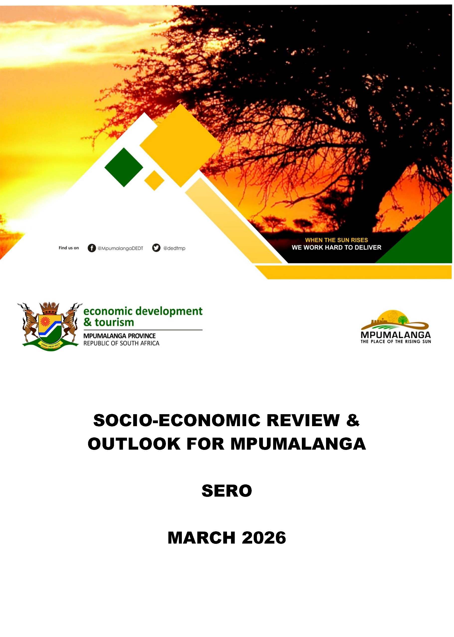 Socio_economic Review and Outlook for Mpumalanga - March 2026