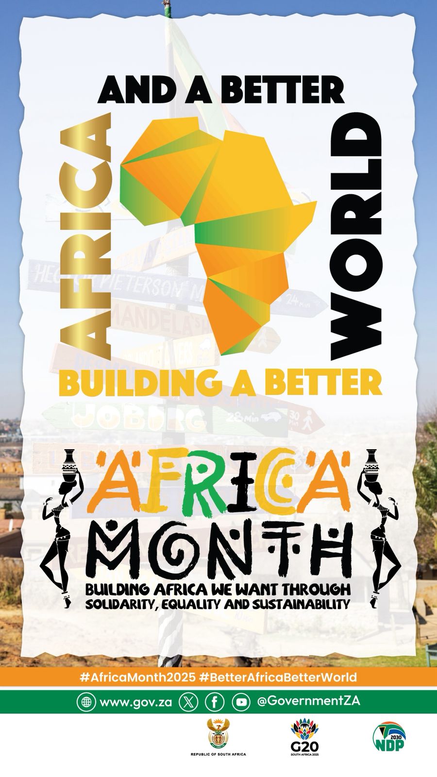 Africa Month 2025 -  Building Africa We Want Through Solidarity, Equality & Sustainability