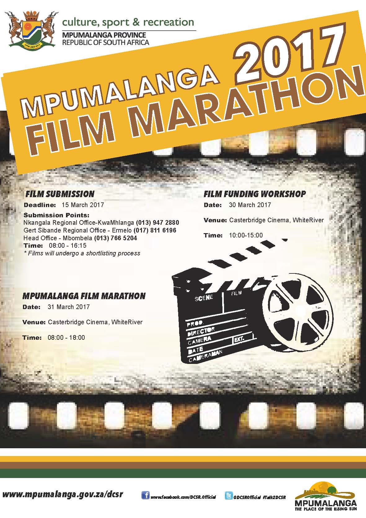 Mpumalanga 2017 Film Marathon