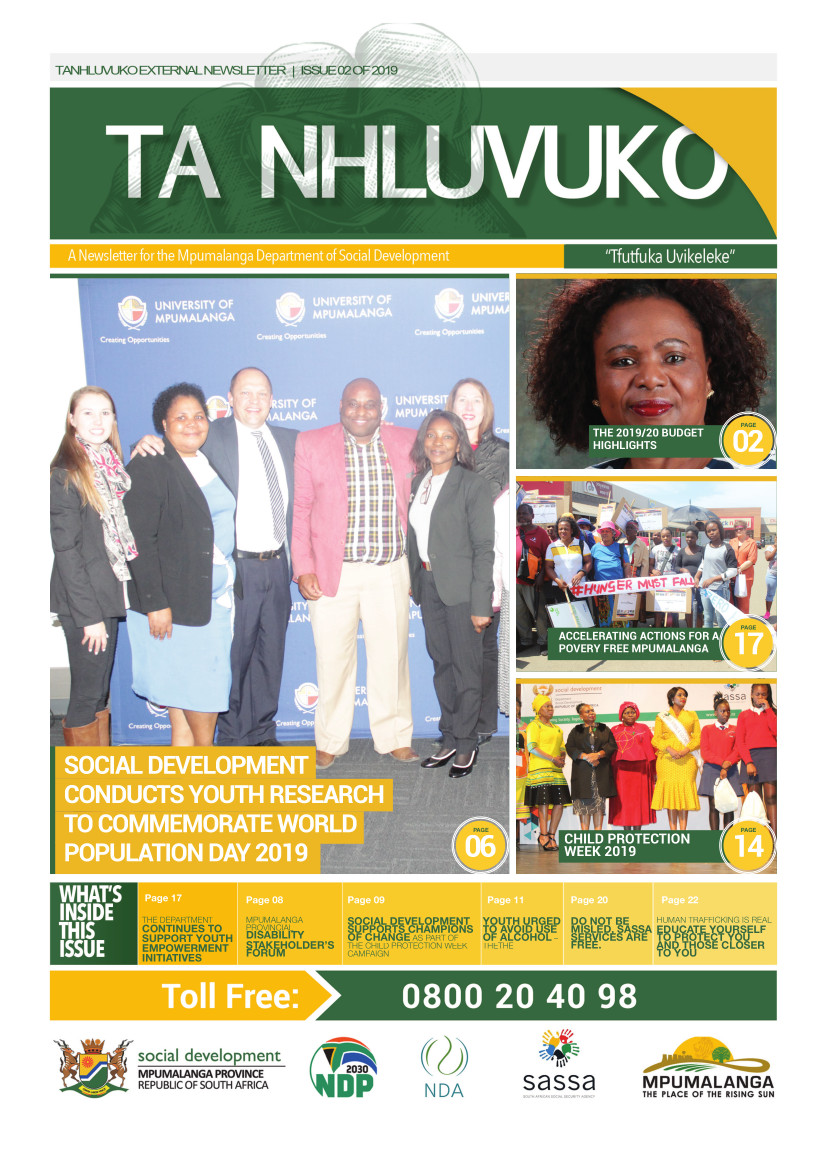 Tanhluvuko Newsletter April-June 2019 Issue