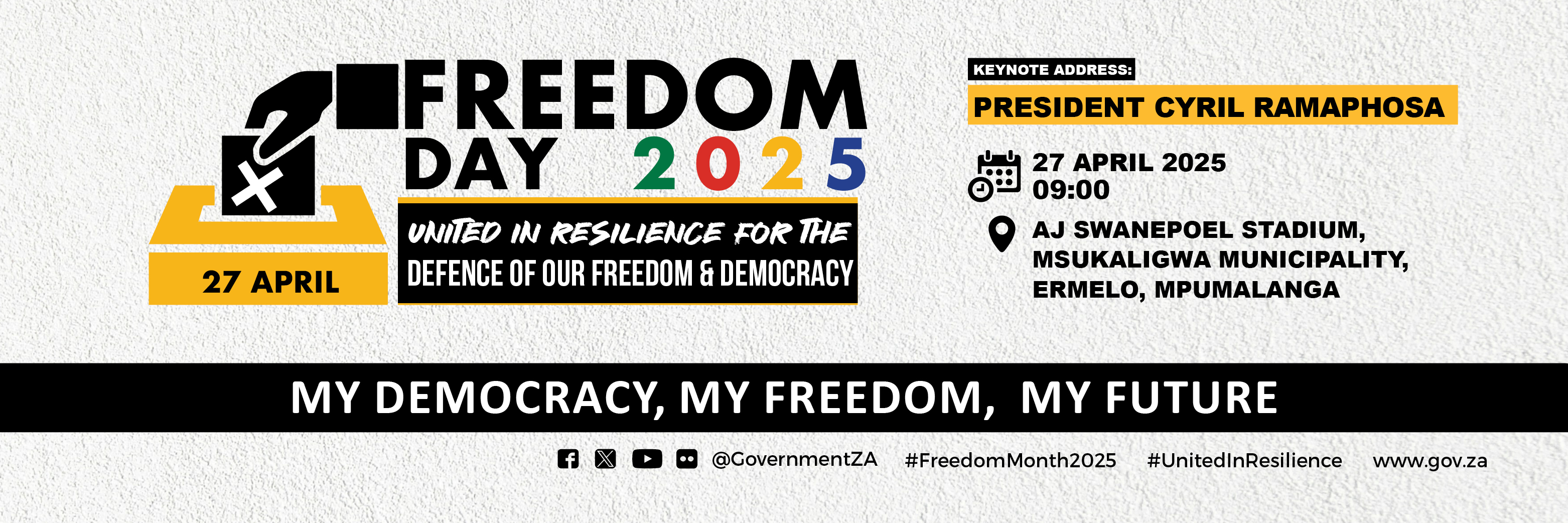 2025 Freedom Day Celebration in Ermelo, Msukaligwa Local Municipality 