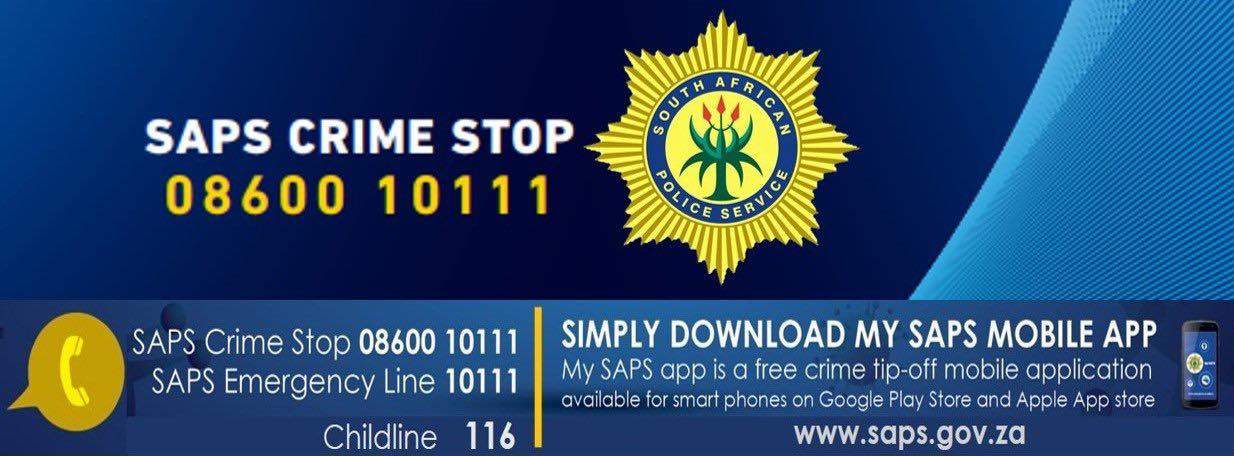 SAPS Crime Stop Poster