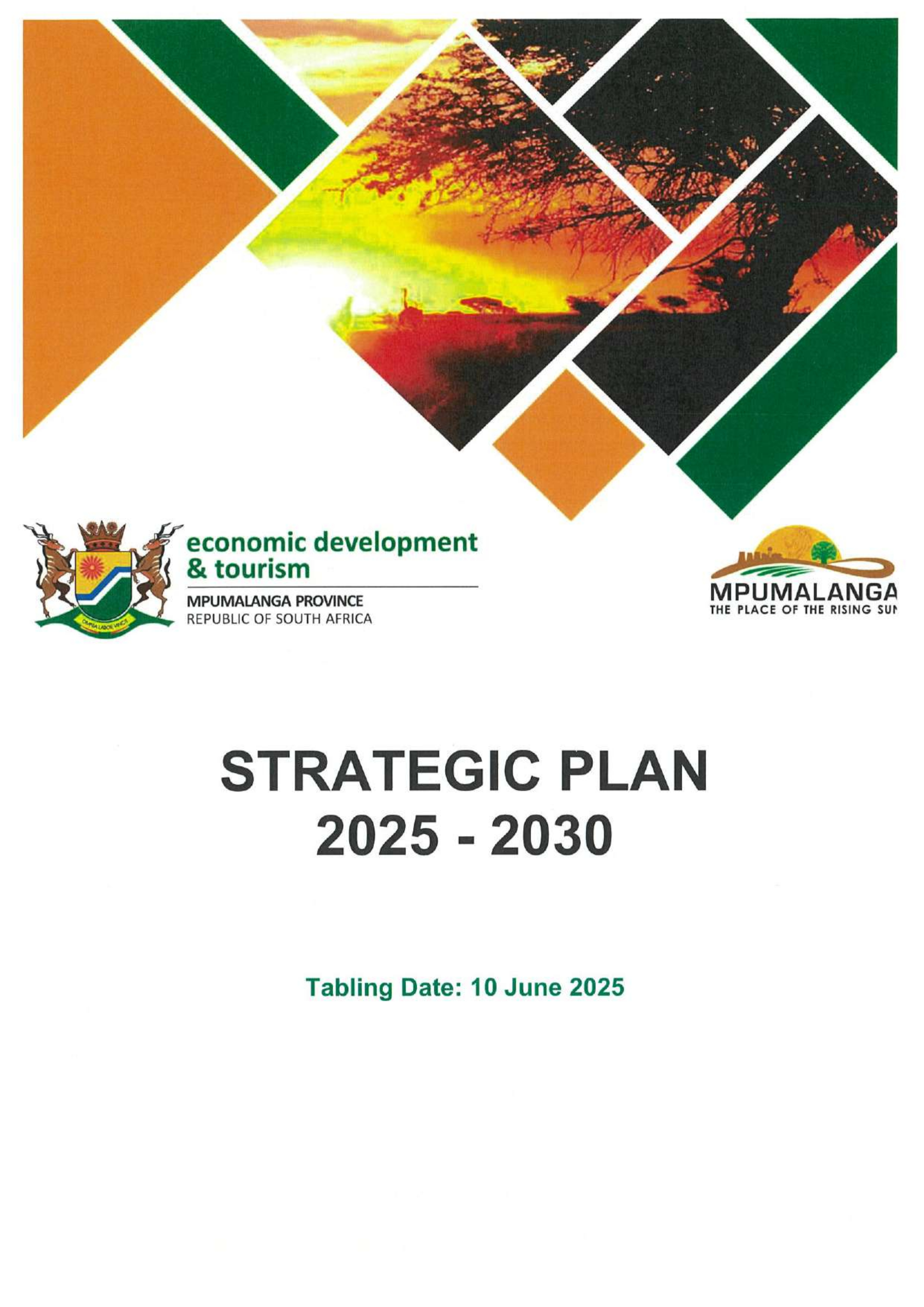 DEDT's 5-Year Strategic Plan 2025/2030